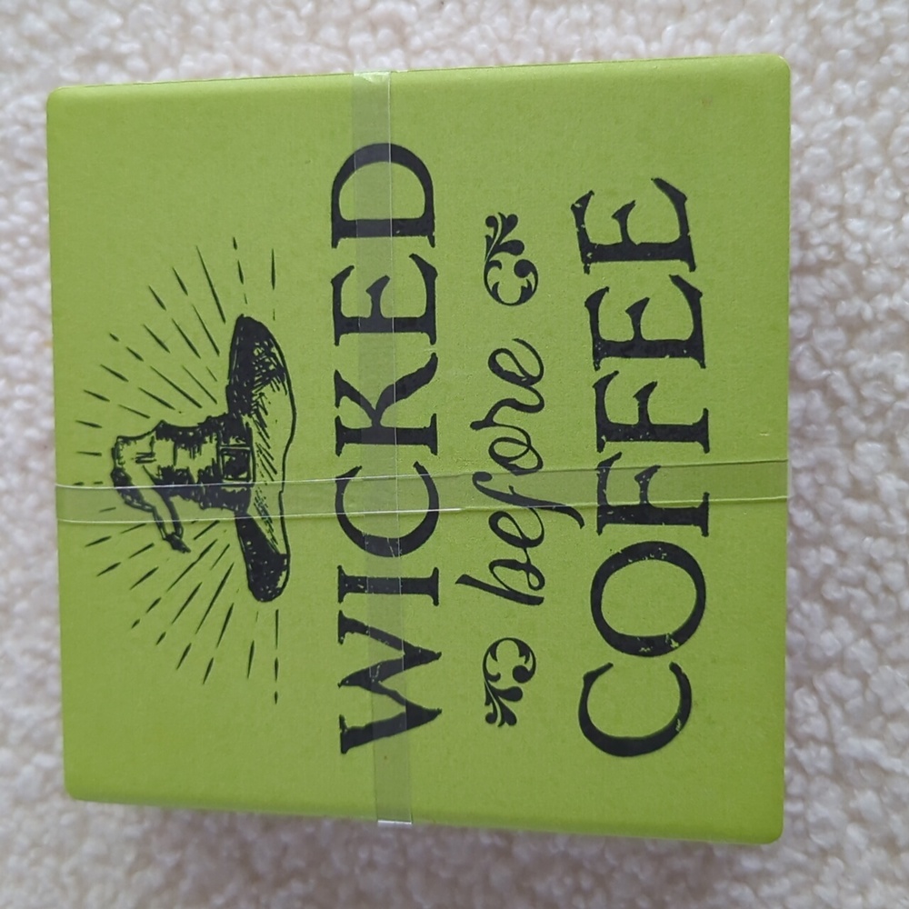 Set of 4 spooky season coasters